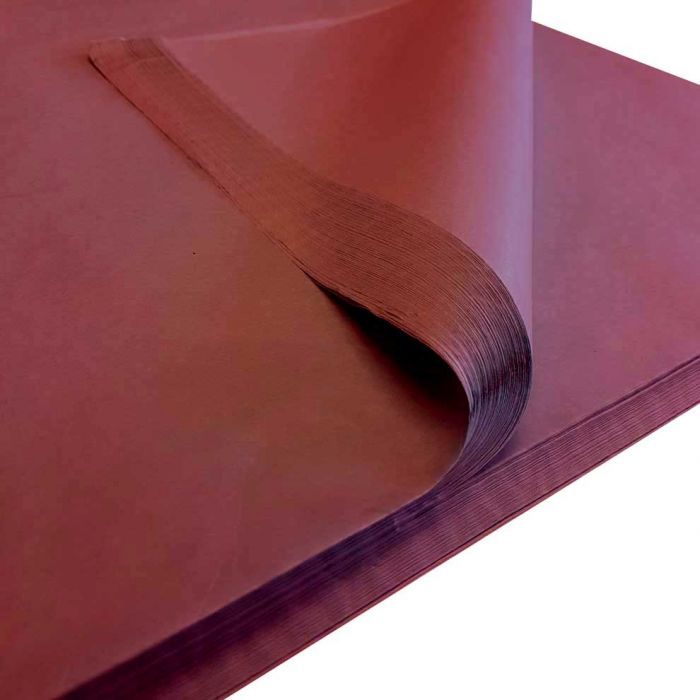 Burgundy Silk Tissue
