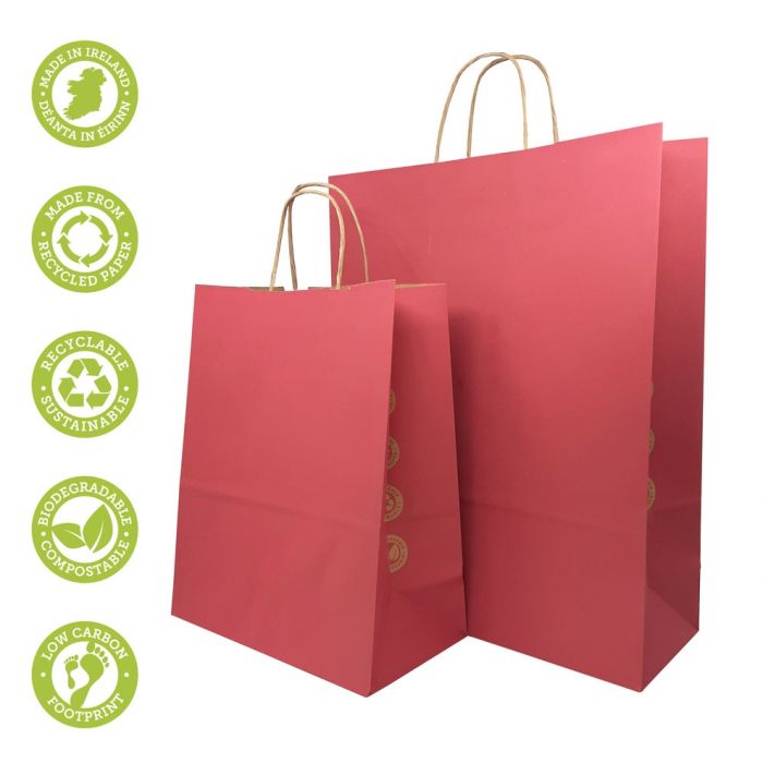 rose pink eco recycled brown kraft low cost