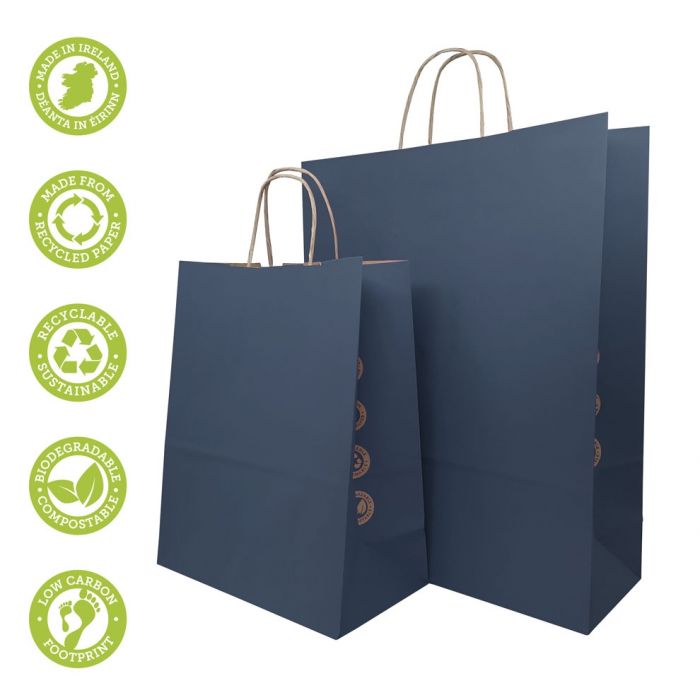 Stormy Blue Eco Recycled Brown Kraft Low Cost