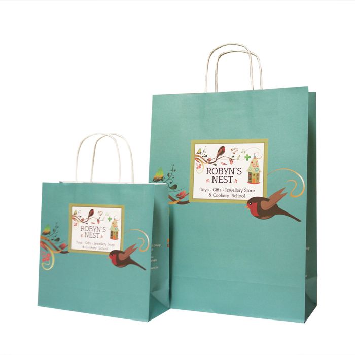green custom bag