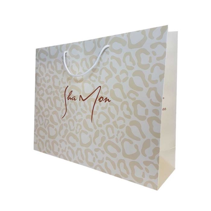 nude print bag