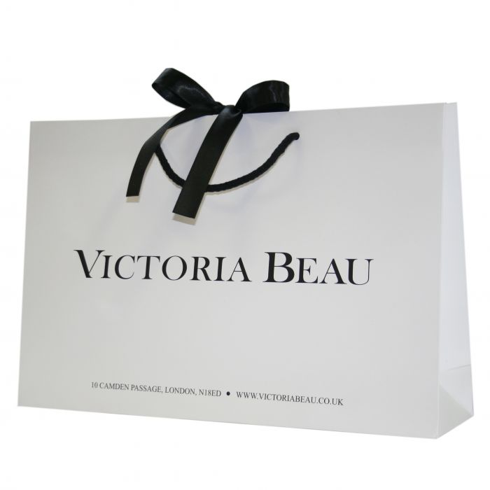 White and Black Paper Bag