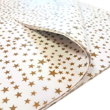 Tissue Paper Gold Stars Acid Free (100)