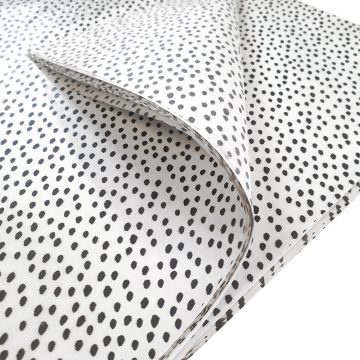 Tissue Paper Black Fleck  Acid Free (100)