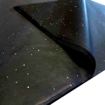 Tissue Paper Black Gemstone Acid Free Luxury (200)