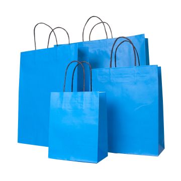 Blue Premium Carrier Bag