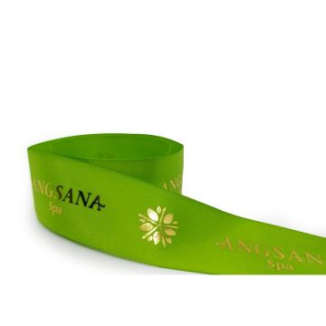 ribbon with logo