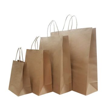Premium Brown Paper Carrier Bags (100g)-**BEST QUALITY**