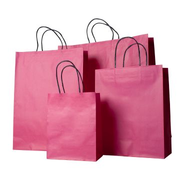 Dark Pink Premium Carrier Bag
