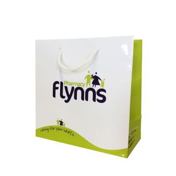 Rope handle pharmacy bag