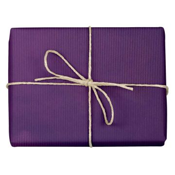 Wrapping Paper Rolls - Purple Kraft (100m)