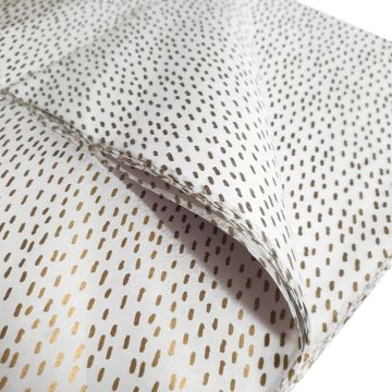Tissue Paper Gold Fleck  Acid Free (100)