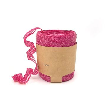 Compostable Raffia Ribbon - Magenta