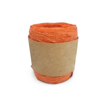Compostable Raffia Ribbon - Orange