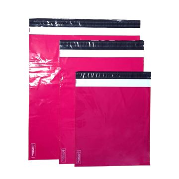 Biodegradable Pink Mailing Bags