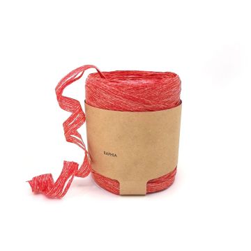 Compostable Raffia Ribbon - Red