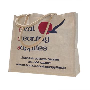 Total Cleaning Supplies Printed Fabric Bag