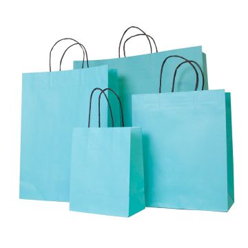 Turquoise Premium Carrier Bag