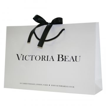 White and Black Paper Bag