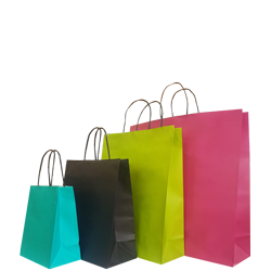 black paper bags