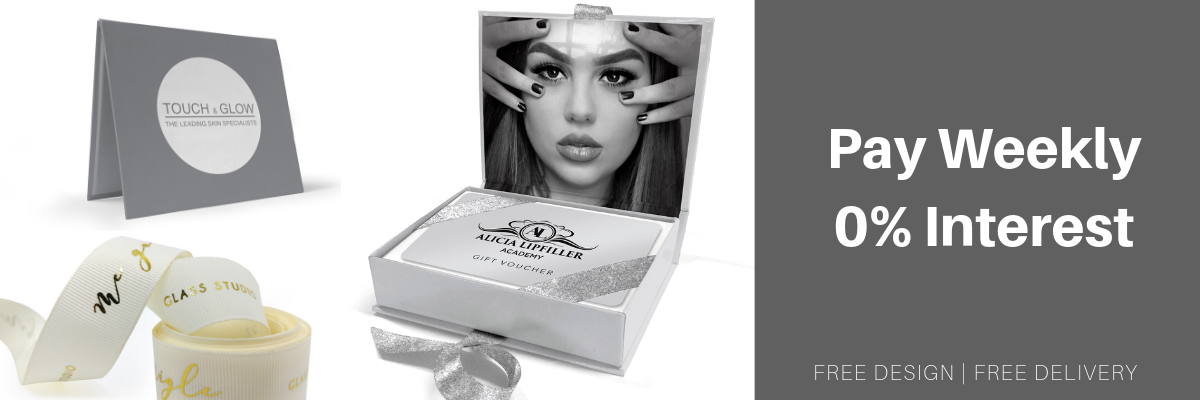 Branded packaging beautician skin clinic