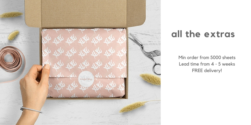 tissue paper with logo